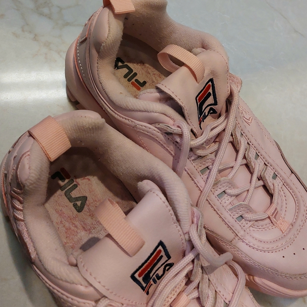 Fila Disruptor II Embroider Rose Floral In Size 10 - Picture 6 of 8